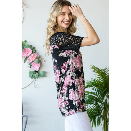 Amelia Floral Featured Top
