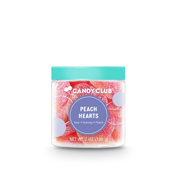 Candy Club-Peach Heart Gummies