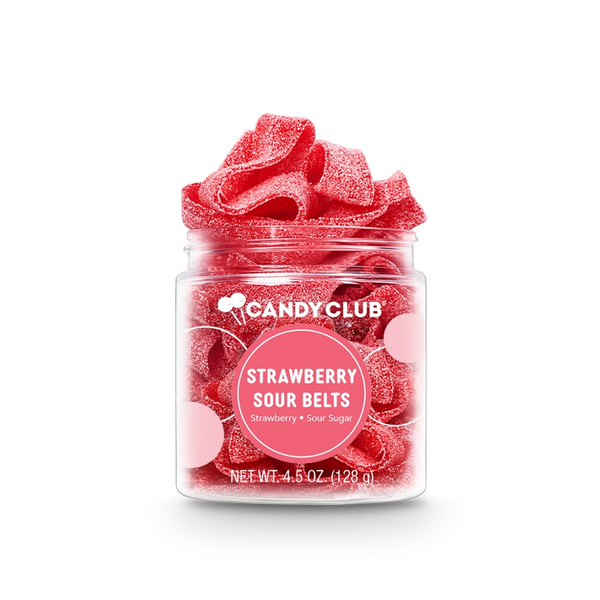 Candy Club-Strawberry Sour Belt Candies