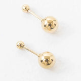 Ball Stud Earrings/Gold