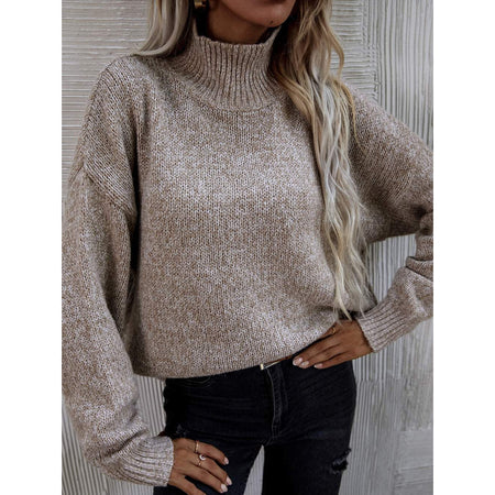 Rhinestone Sheer Overlay Sweater