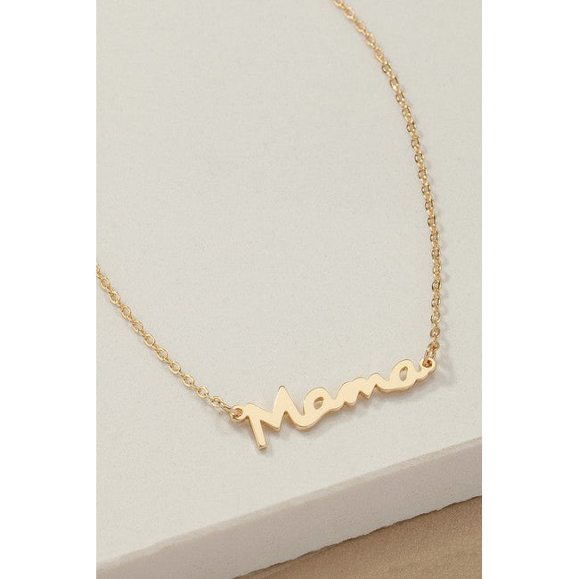 Brass Mama Necklace