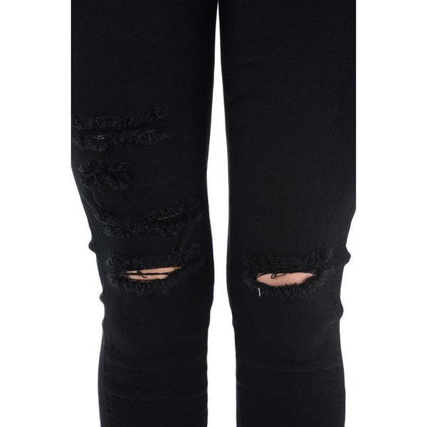 Black Distressed Kancan Jeans