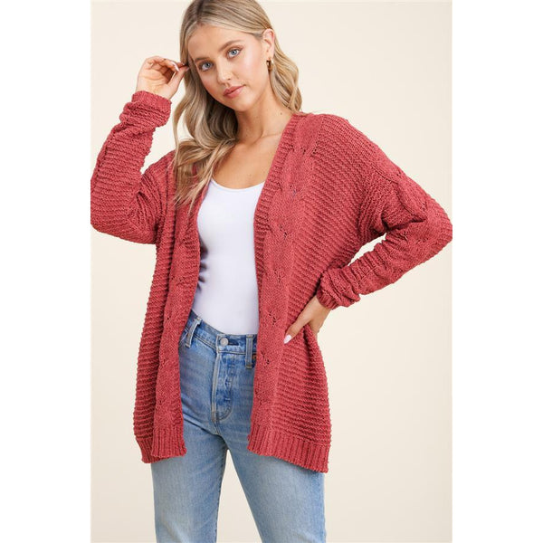 Maria Cable Knit Cardigan